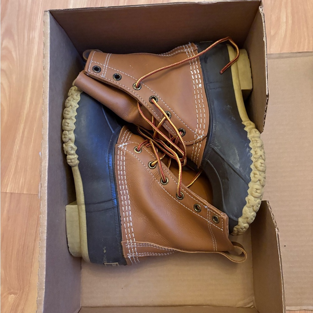 L.L. Bean Beige Sole Duck Boots